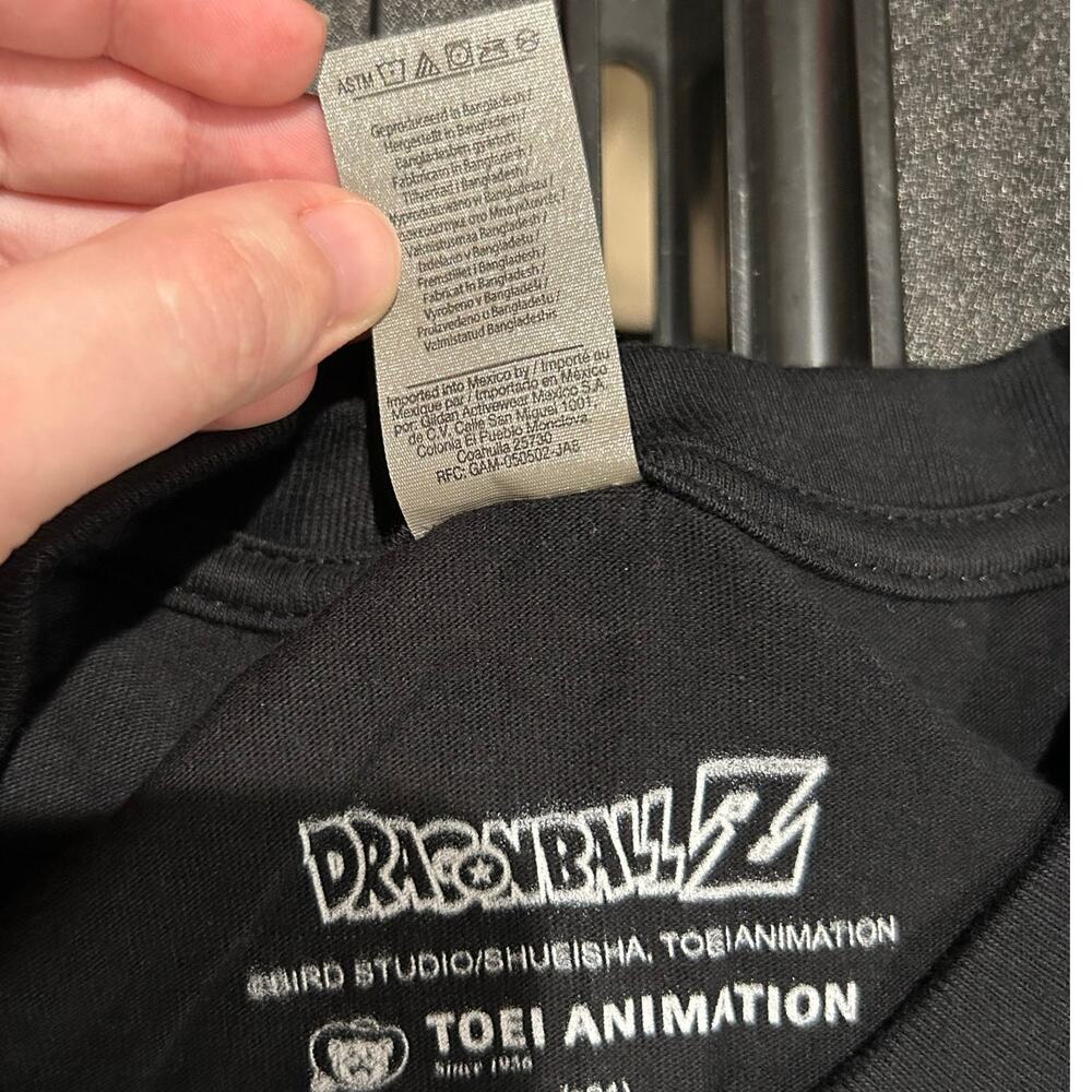 DRAGONBALLZ New Anime Black SS Graphic Tee Size XL - Picture 4 of 5